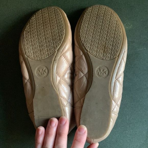 Michael Kors Nude Fulton Quilted Ballet Flats size 6.5 - Picture 12 of 13